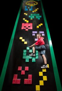 Clip 'n Climb Dunedin Aliens Climbing Wall